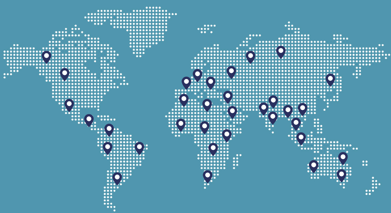Global client map
